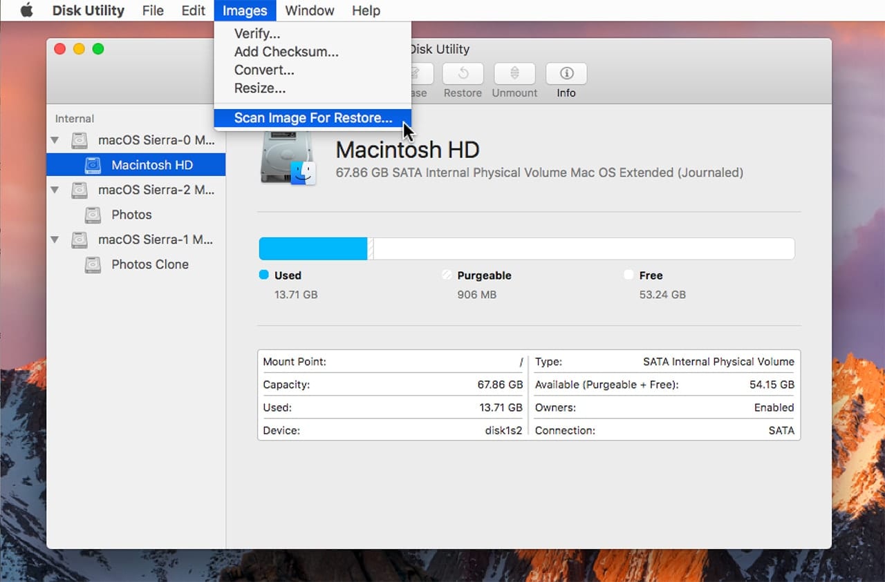 disk utility mac format usb for scanner